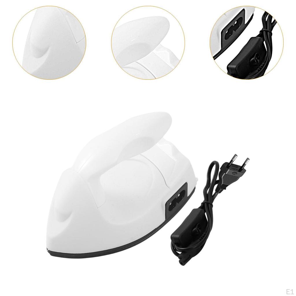 Мини-утюг для рукоделия, стандарт ЕС, детские проекты ручной работы, поделки своими руками, белый