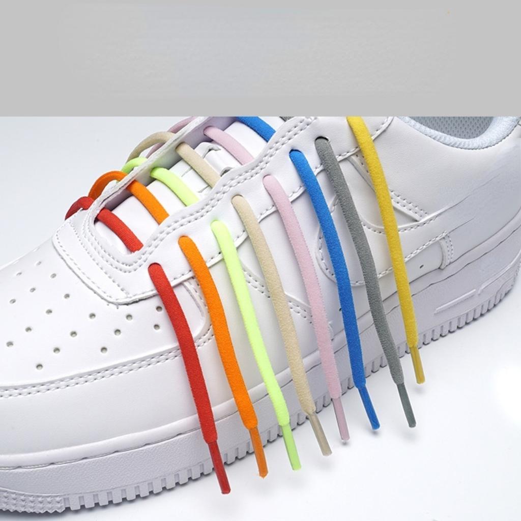 Thicken Laces Shoe Athletic String No Elasticity Flat Shoelaces of Sport for Kids Adult Quick Lazy Laces