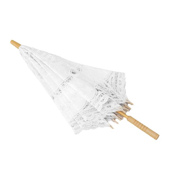 Изысканный зонт многоцелевой хлопковый кружевной цветочный узор визуальный эффект солнцезащитный козырек для фотографии