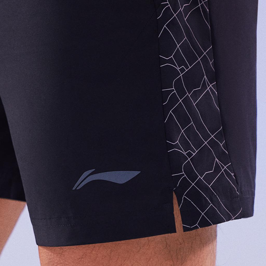 Li Ning Коллекция для бега Спортивные шорты Мужские Черные AKSU047-1