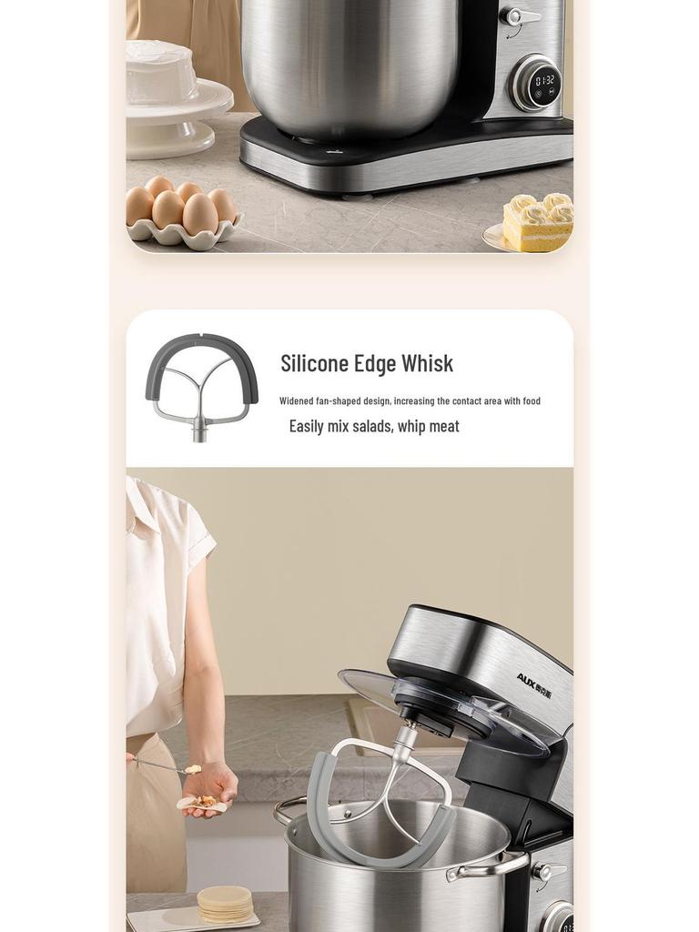 Oakes 16L Multifunctional Stand Mixer: Commercial Dough & Cream Whipping Blender for Custom Cake Toppings.