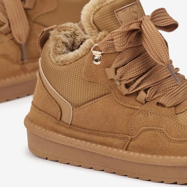 Snow Boots Sneakers Ankle Boots Women's Camel Terea 38