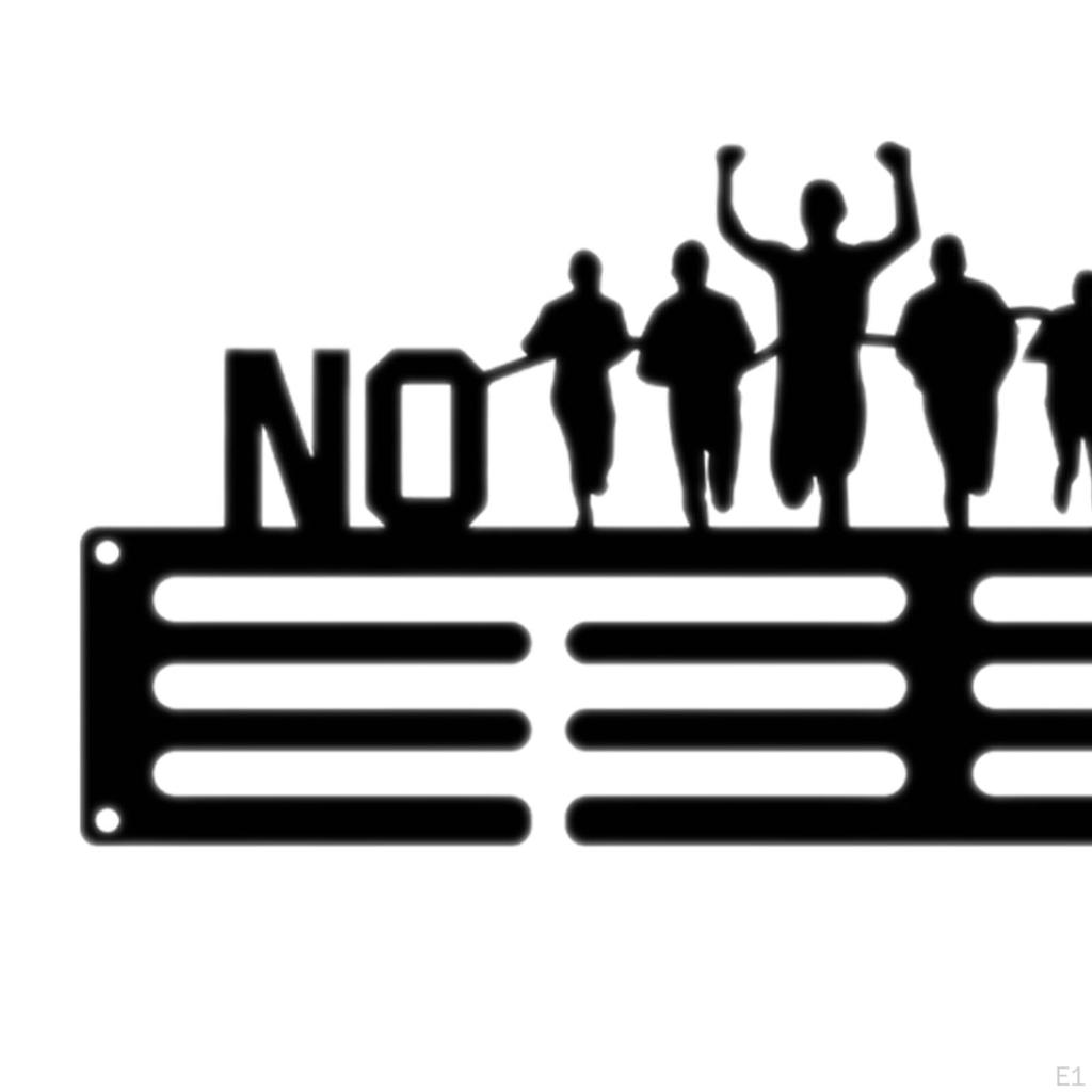 Wall-Mounted Medal Display Shelf for Athletic Achievements