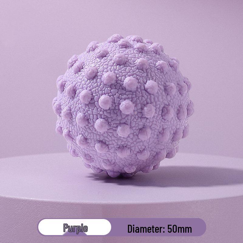 Фасциальный мяч для массажа мышц и подошвенной фасции – Идеально подходит для йоги, фитнеса, расслабления плеч, шеи, талии, стоп и спины.