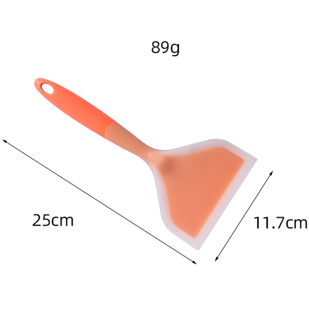 Многоцветная антипригарная лопатка для жарки, силиконовая сковорода для выпечки, ложка, бытовая лопатка, скребок для крема для торта, кухонные принадлежности