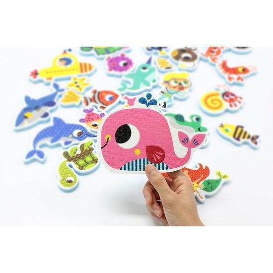 Наклейки для ванны морские животные, корейские игрушки для ванны