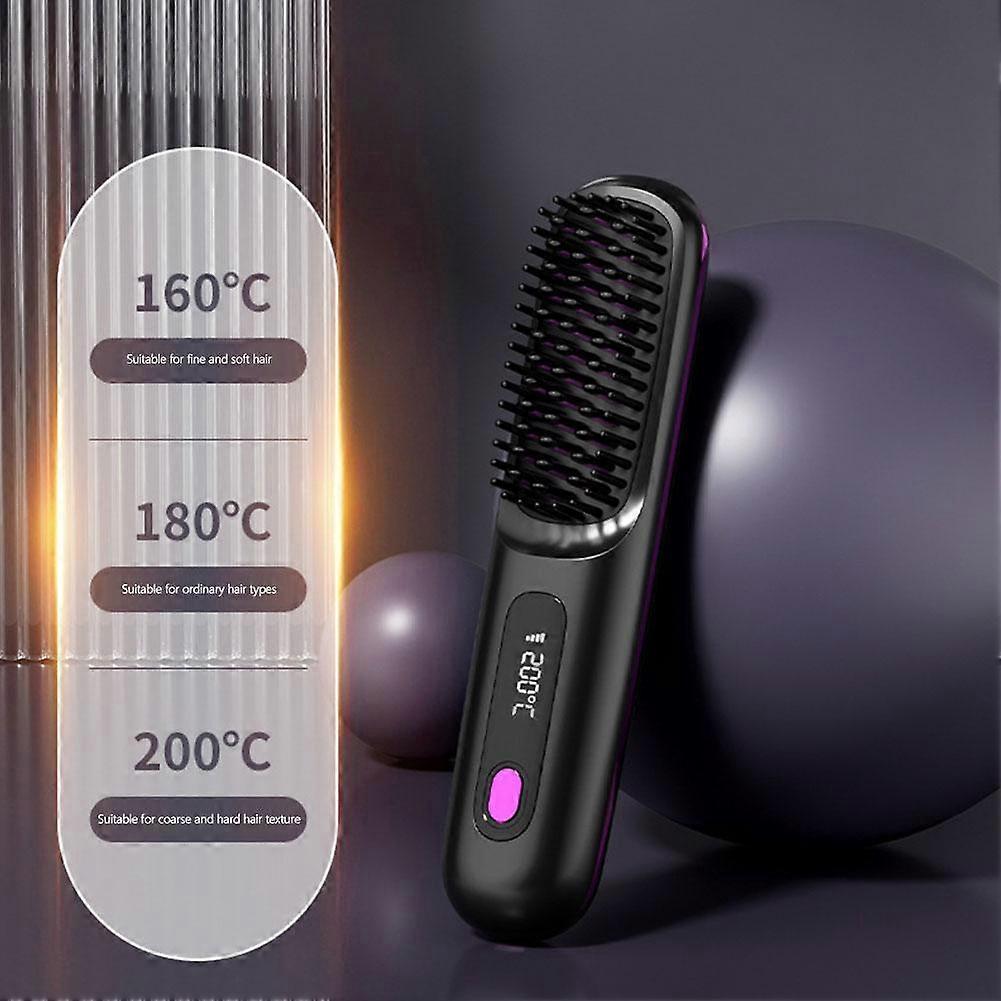 Portable Wireless Negative Ion Hair Straightener