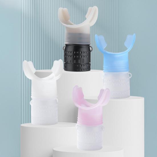 Портативный дыхательный тренажер с регулируемым сопротивлением для мужчин и женщин, тренажер для мышц полости рта, емкость легких, оборудование для тренировки брюшного дыхания