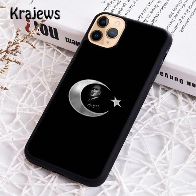 Чехол для телефона Krajews Mustafa Kemal Ataturk Signature для iPhone 14 5 SE 6s 7 8 plus X XR XS 11 12 13 pro max Samsung S21 S22 ultra