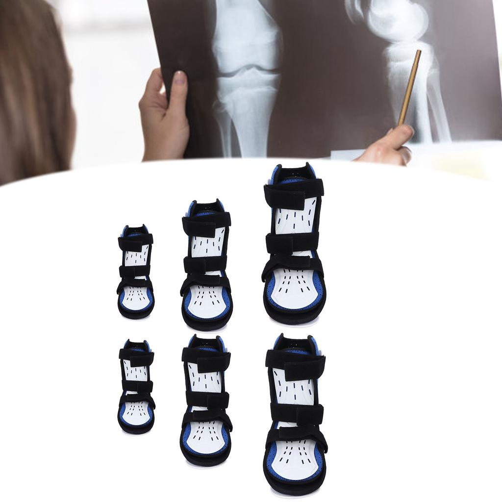 Fracture Boot Short Ankle Foot Drop AFO Brace Orthosis Splint with Front Protection Plate for Ankle