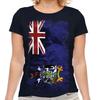 South Georgia Grunge Flag Women T-Shirt Jersey Gift Clothing Shirt