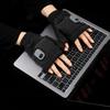 USB Перчатки с подогревом с цифровым дисплеем Портативные Умные Термостатические Электрические Перчатки без пальцев Перчатки для согрева рук для работы на открытом воздухе Велоспорта