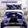 Wednesday Addams Rain 3-Piece Bedding Set, Soft Duvet Cover with 6 Pillowcases, Bedroom Home Decoration