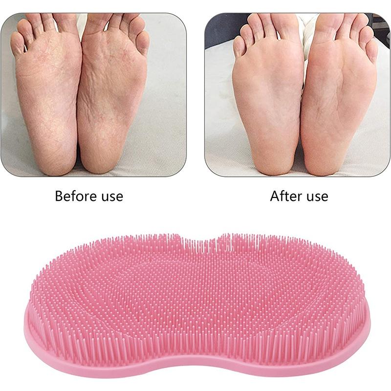 1 шт. скруббер для ног, скрубберы для душа для использования в душе, коврик для чистки ног, массажер для ног, ванна