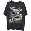 Nightmare Before Christmas Unisex Adult Skull Cotton T-Shirt