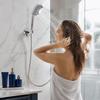2 Pack Electroplated Shower Head Bracket with Suction Cup Sprayer Holder Shower Head Holder  Hotel