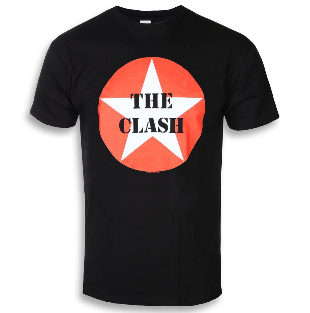New Clash Graphic Cotton Band Tshirt Unisex Summer Short Sleeve Fashion Brand Tee Luxury Casual Vintage Tees