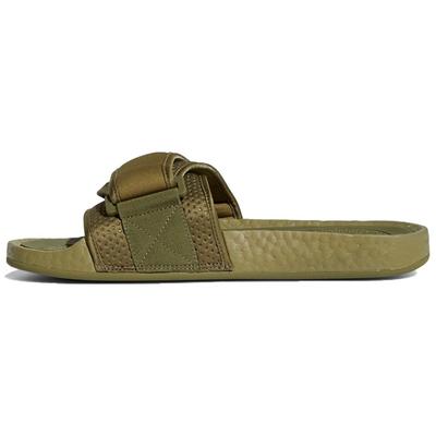 Шлепанцы X Pharrell Boost 'Olive Cargo' Мужские FY6141