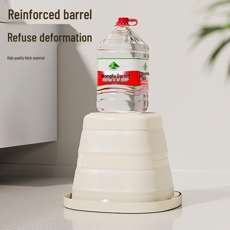 Портативное складное многоцелевое ведро: Для улицы, для автомобиля, для рыбалки, для ванночки для ног и стирки - Утолщенный, большой вместимости