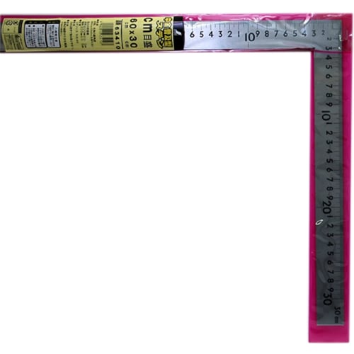 Shinwa Sokutei Medium Gold Stainless Steel Standard Measure 60 X 30 Cm 63410