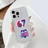 60Pcs Six Seven Neon Stickers Trendy Funny Quote Labels Decals for Water Bottle Phone Case Laptop Waterproof DIY Notebook Stickers