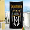 Juventus Customize Your Name Beach Towel Quick-Dry Soft Microfiber Ideal for Travel Outdoor Swim Pool Yoga Surf Camping Hiking Gym Gift Holiday