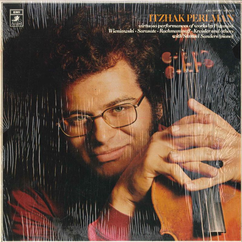 LP Record ITZHAK PERLMAN/SAMUEL SANDERS(PIANO - Perlman/La Fille Aux Cheveux De Lin EAC85045 ANGEL Japan Classical Used