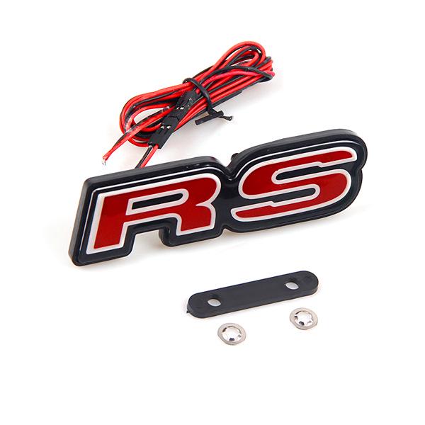 Светодиодная светящаяся эмблема решетки радиатора для модификаций автомобилей TRD/SI/M/RS