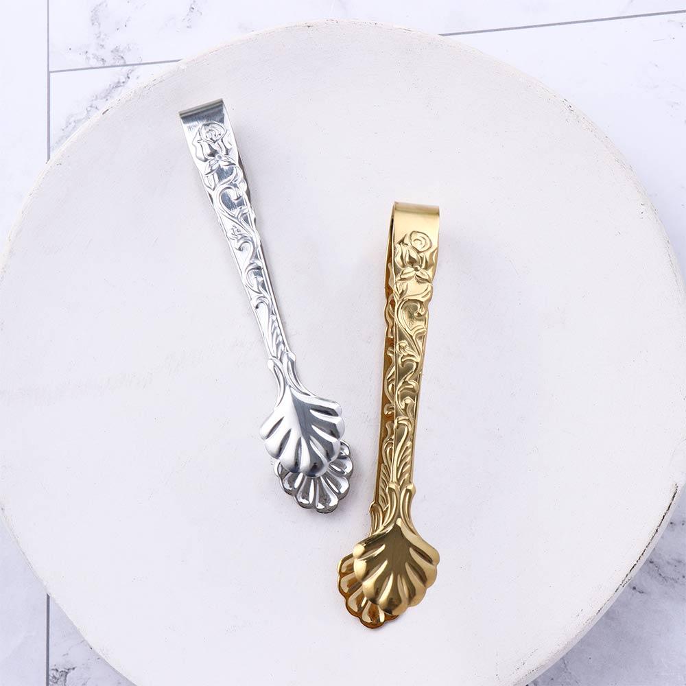 Dessert Bar Utensil Coffee Tea Cube Sugar Tongs Kitchen Accessories Ice Tongs Food Serving Clip