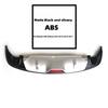 Для Mazda 6 M6 Atenza 2014 2015 2016 2017 ABS Пластик Серебристый Задний диффузор Защитная накладка на бампер Защита от скольжения Накладка на бампер