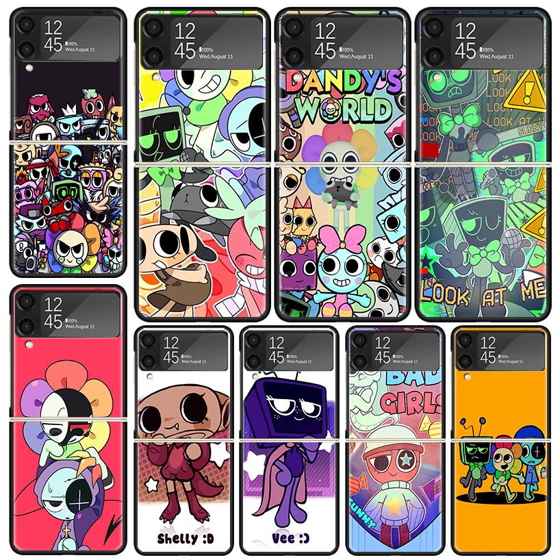 Игровые чехлы Dandys World для Samsung Galaxy Z Flip 4 5 6 7 3 Z Flip7 Flip6 Flip4 Flip5 Flip3 5G Жесткий противоударный чехол Fundas