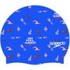Силиконовая шапочка для плавания Speedo для взрослых с принтом