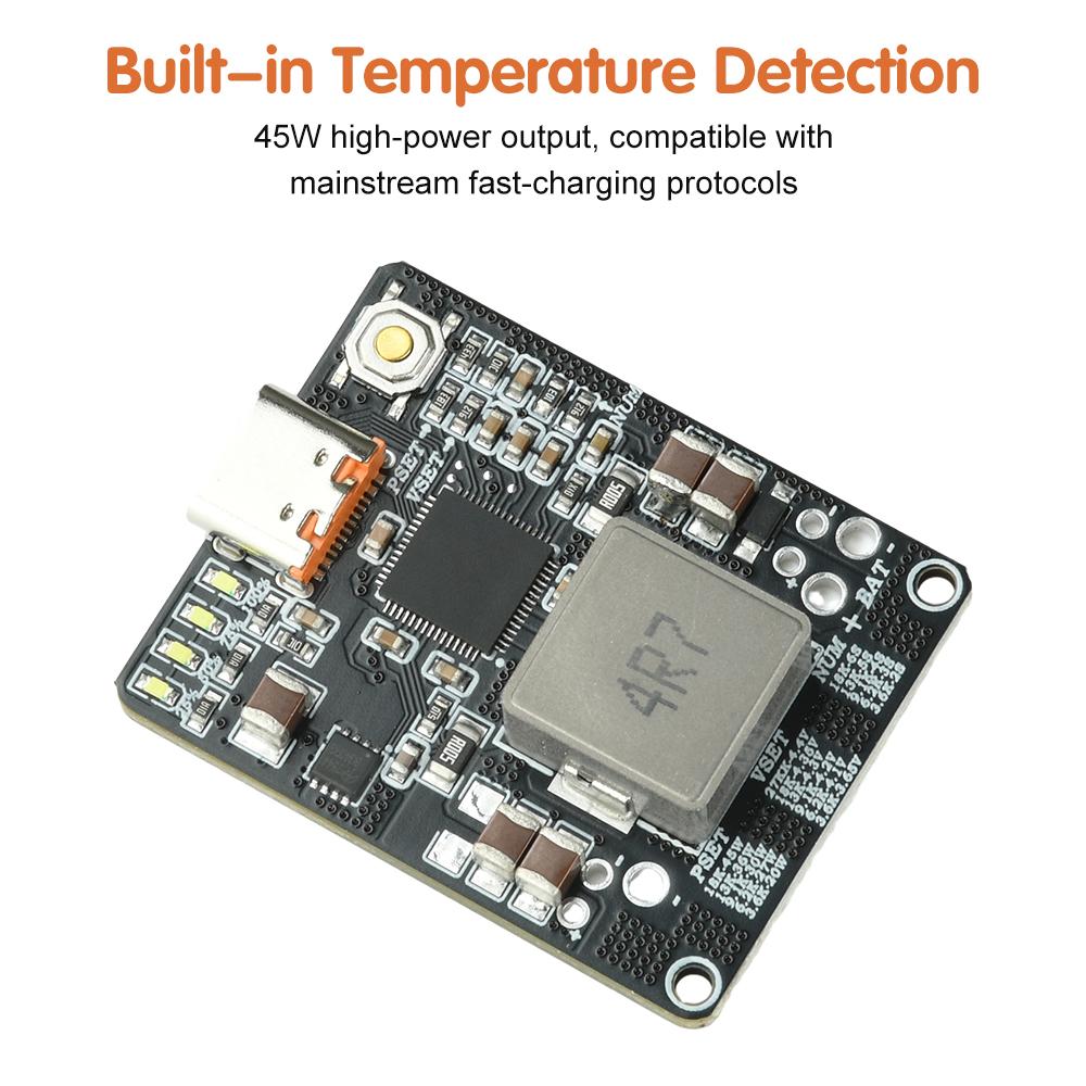 IP2369 2-6S PD 45W Bidirectional Charge and Discharge Module Boost-Buck Converter Fast Charging Board Type C port