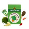 GO DESi Popz - Качча Ам Поп, Конфета из зеленого манго и пальмового сахара, Пакетик конфет Ам, Фруктовая ириска, Индийские закуски, 40 штук, 320 г