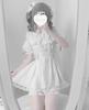 KALAOK Lolita Dress, Gothic Lolita, Mori Girl, Mini, Gothic Style, Cosplay, Princess Style, Cute, White, Size S