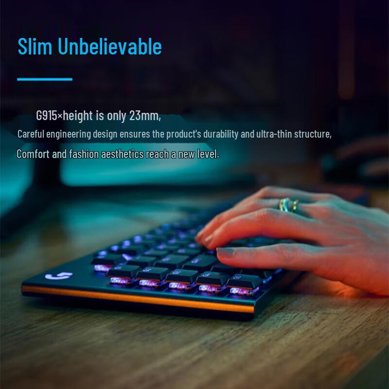 Игровая клавиатура Logitech G G915 X с низкопрофильными клавишами, проводная
