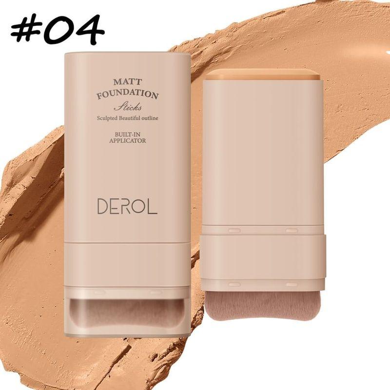 DEROL - Матовый тональный стик - #04-#05