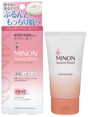 Minon Amino Moist Гель-маска для восстановления 60 г сухая Увлажняющая гелевая маска для нанесения перед выходом не требует массажа и смывания [Для чувствительной кожи, кожа] маска,