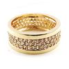 Wedding Band Gold Plated 'Goddess' White Gold - 8 Mm