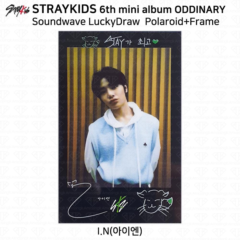 Stray Kids Шестой мини-альбом Oddinary SoundWave Lucky Draw Фотокарточка Polaroid KPOP