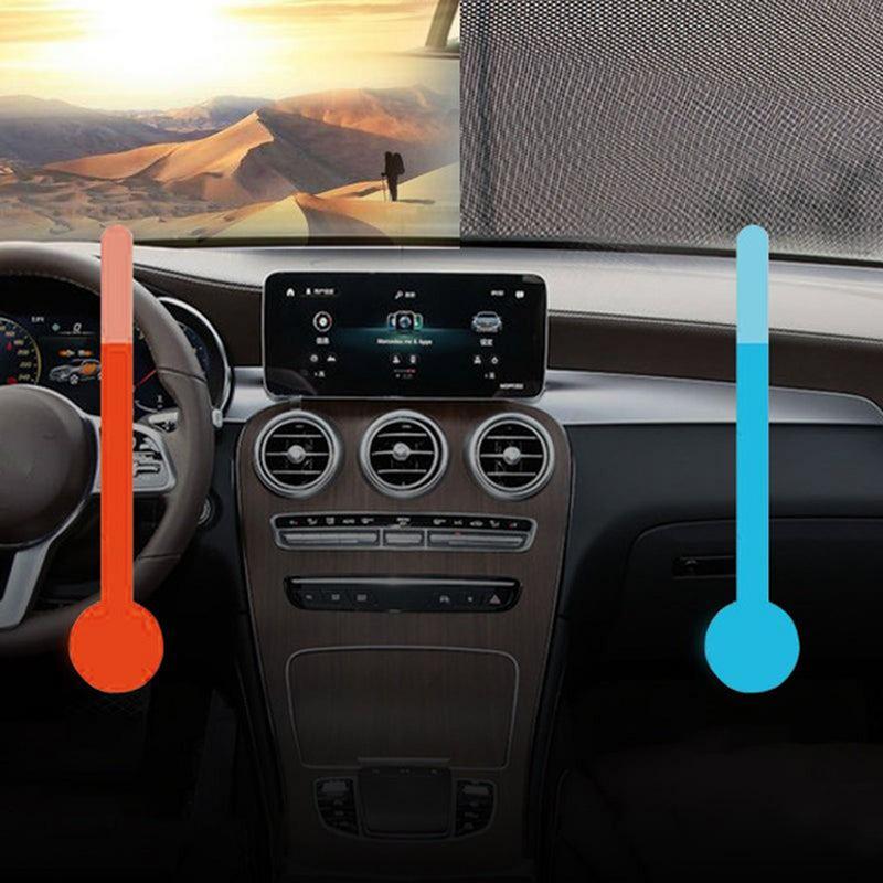 Автомобильные шторки на окна Выдвижные Автоматические Рулонные Шторки на Окна Автомобиля Защита от Солнца на Лобовое Стекло для Автомобиля Грузовика Транспортного Средства Стекло Солнцезащитный Козырек