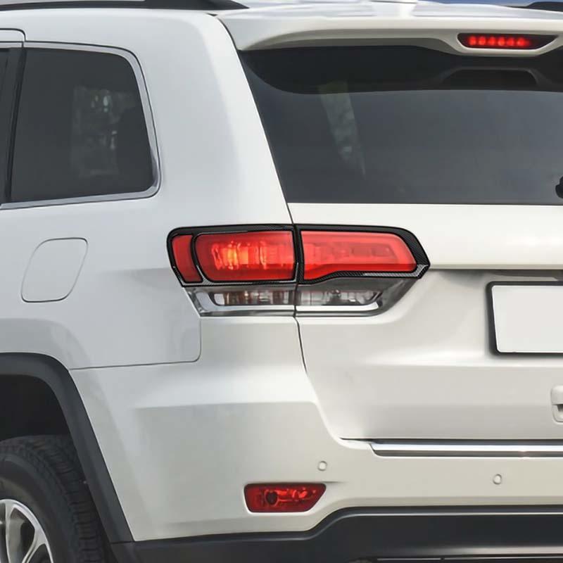 Декоративные наклейки на задние фонари автомобиля для Jeep Grand Cherokee 2014-2020, внешние аксессуары для автомобиля, АБС-пластик