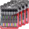 10PCS/Pack Soft Bamboo Charcoal Nano Toothbrush Black Tooth Brush Dental Personal Teeth Care