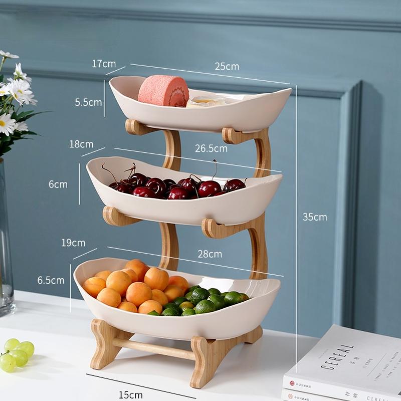 2021 Новый поднос для фруктов, журнальный столик для гостиной, креативные современные бытовые украшения, многослойный скандинавский онлайн-поднос для знаменитостей из пластика ADM