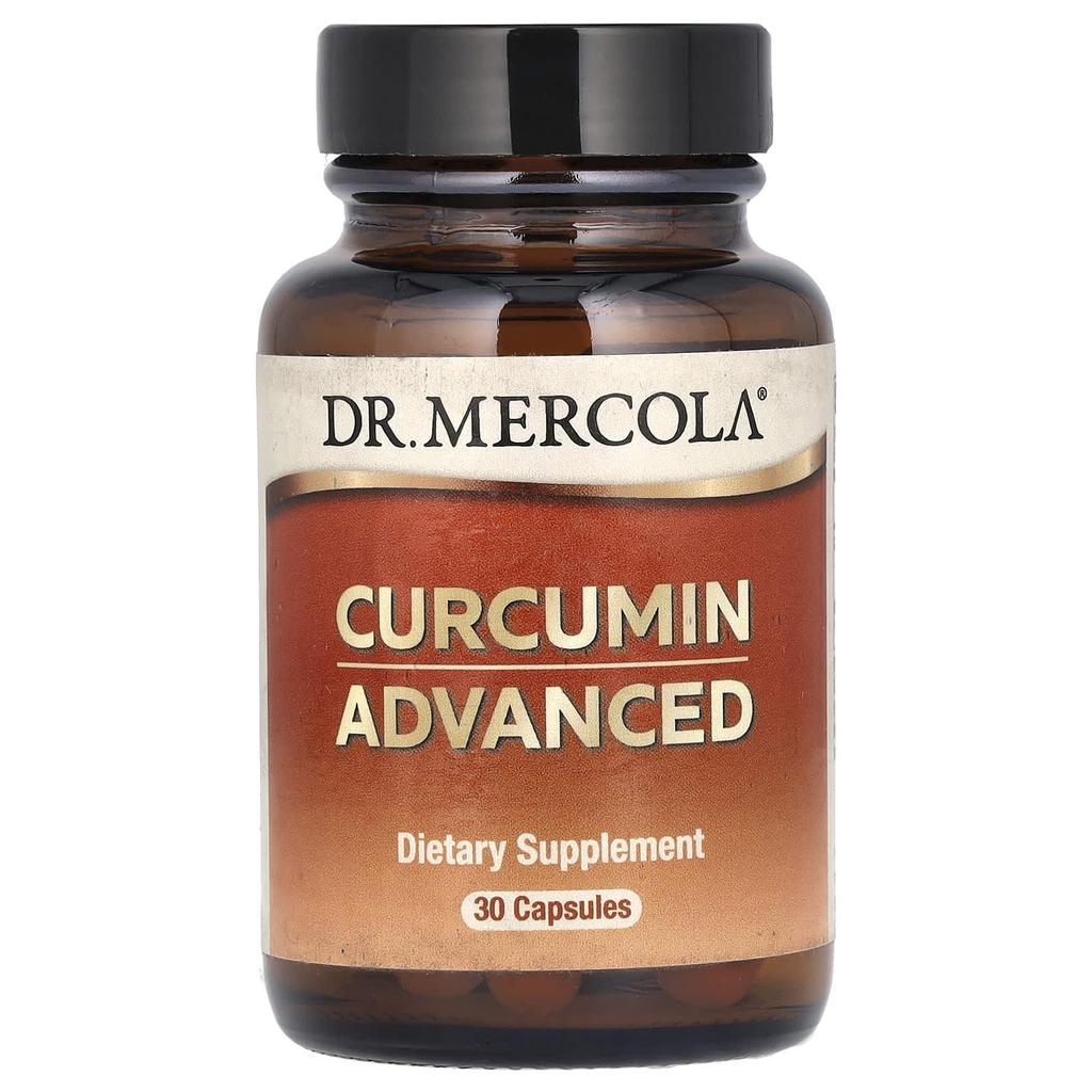 Dr. Mercola Curcumin Advanced, 30 Capsules (500Mg Per Capsule)