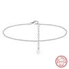 ORSA JEWELS 14-каратное золото 1,2 мм итальянская кубинская цепочка для женщин из стерлингового серебра 925 пробы изысканный летний пляжный браслет для ног SA43