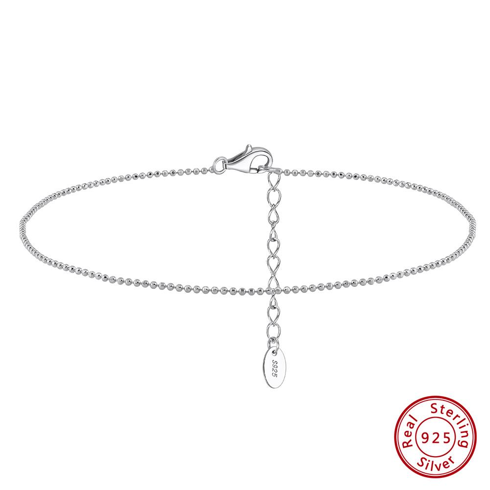 ORSA JEWELS 14-каратное золото 1,2 мм итальянская кубинская цепочка для женщин из стерлингового серебра 925 пробы изысканный летний пляжный браслет для ног SA43