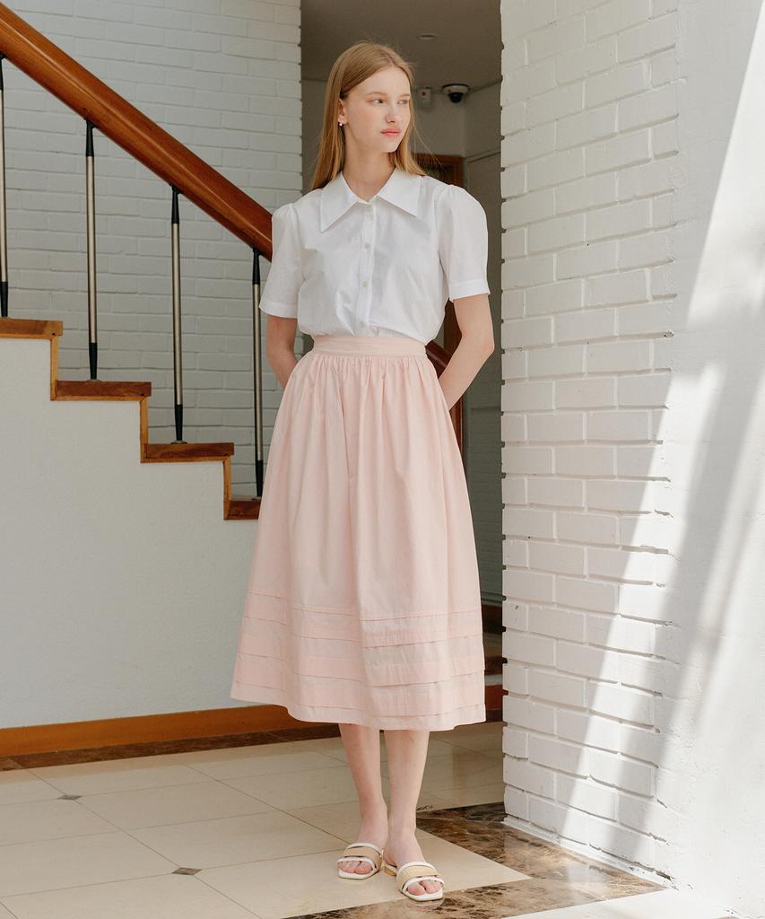 Yeoppe Point Layered Skirt_Pink