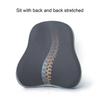 Подушка для офисного стула Мягкая пена с эффектом памяти Подушка для поддержки поясницы Облегчение боли в пояснице Эргономичная подушка для поддержки спины Поезда Самолеты Грузовики Автомобили