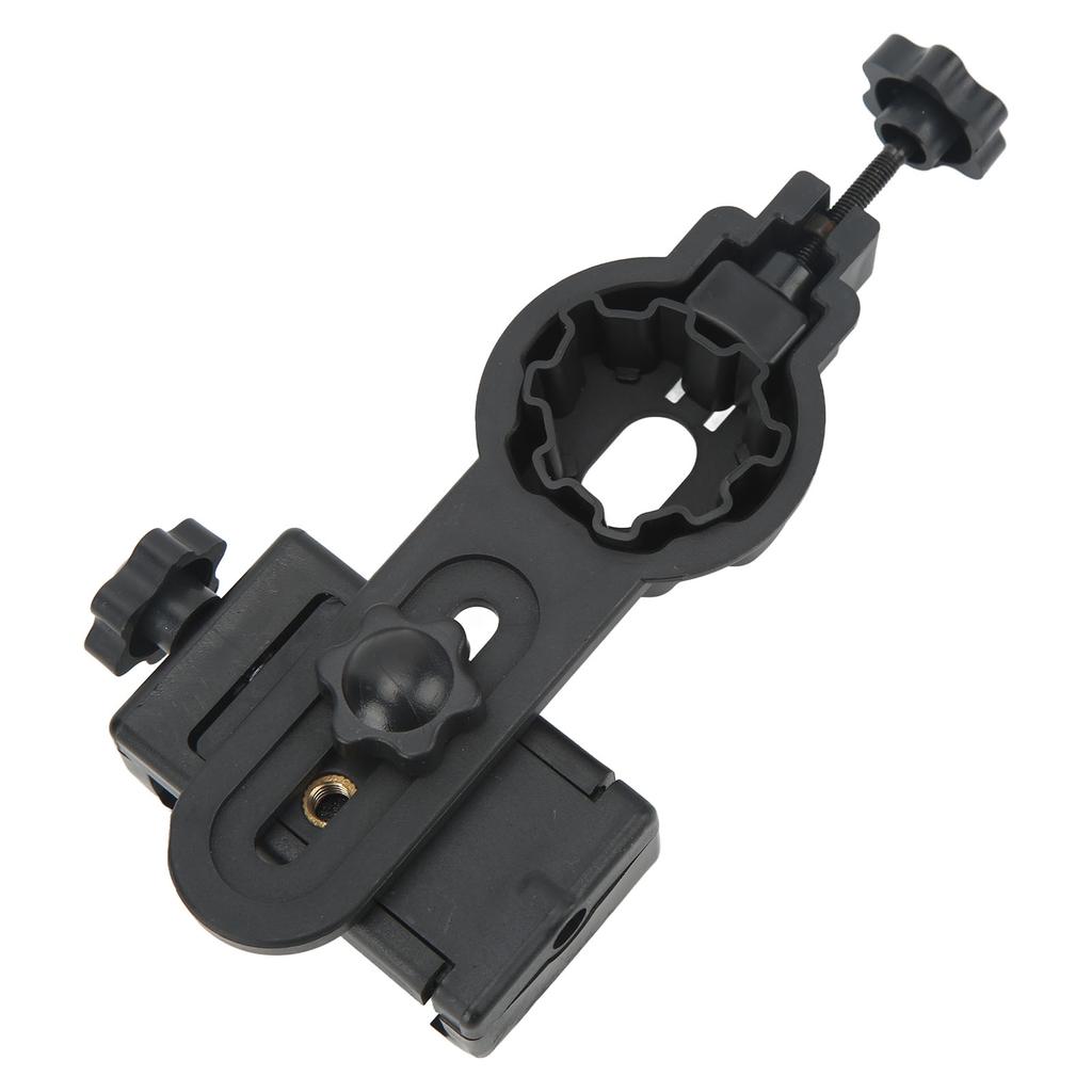 Держатель для телефона для телескопа, отверстие для винта 1/4 дюйма, нескользящая резиновая накладка, пластиковый адаптер для телефона для телескопа, для телескопа, микроскопа S